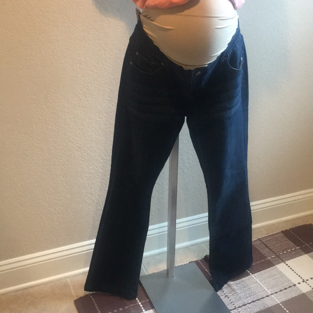 Maternity Boot Flap Jeans